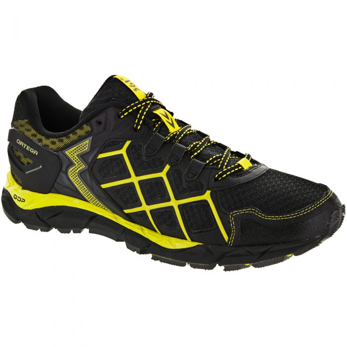 361 Ortega: 361 Men's Running Shoes Dark Shadow/Yellow