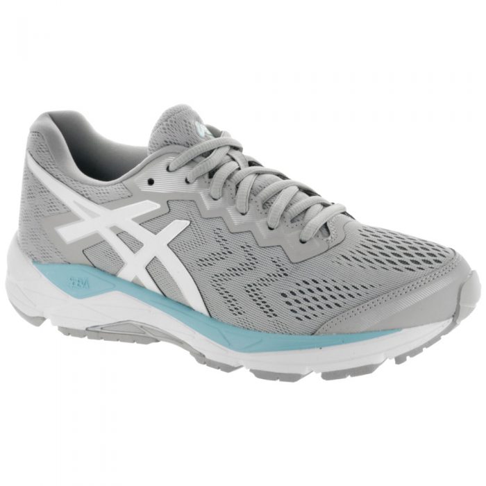 ASICS GEL-Fortitude 8: ASICS Women's Running Shoes Mid Grey/White/Porcelain Blue