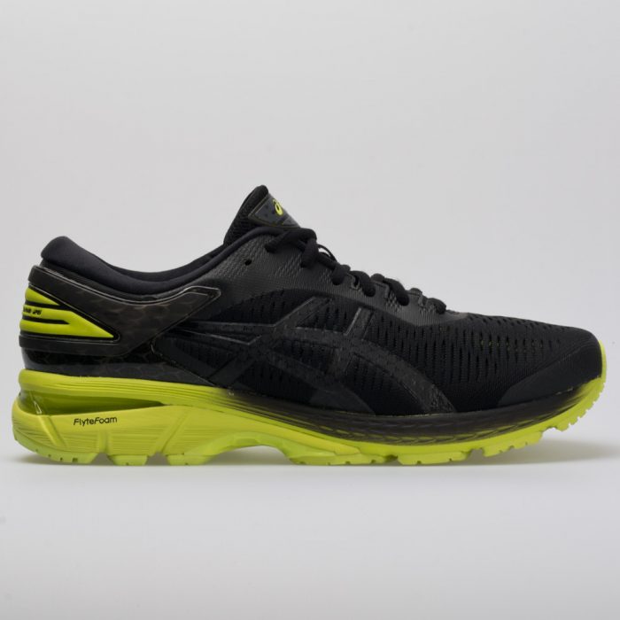 ASICS GEL-Kayano 25: ASICS Men's Running Shoes Black/Neon Lime