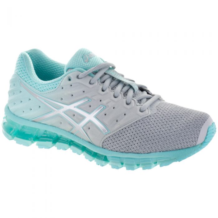 ASICS GEL-Quantum 180 2 MX: ASICS Women's Running Shoes Mid Grey/Aruba Blue/Mid Grey