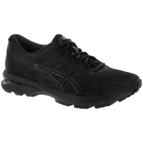 ASICS GT-1000 6: ASICS Men's Running Shoes Black/Black/Silver