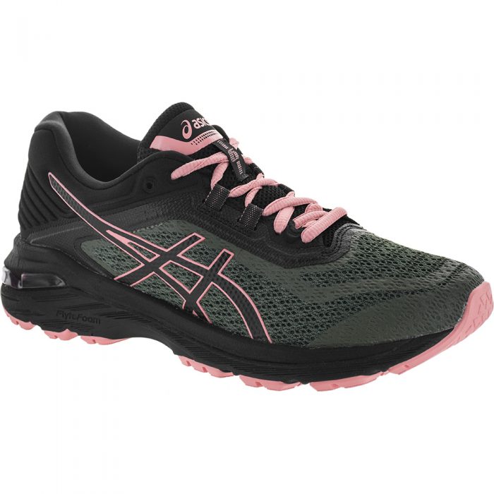 ASICS GT-2000 6 Trail: ASICS Women's Running Shoes Four Leaf Clover/Black/Coral Cloud
