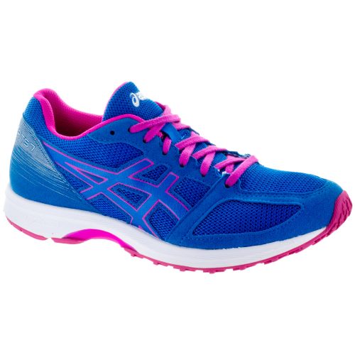 ASICS Lyteracer TS 7: ASICS Women's Running Shoes Directoire Blue/White/Pink Glow