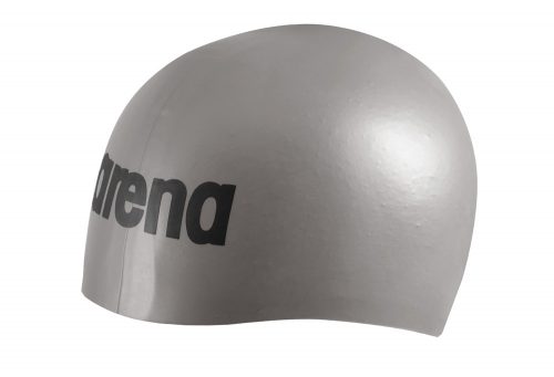 Arena Moulded Silicone Cap - Unisex - silver/black, one size