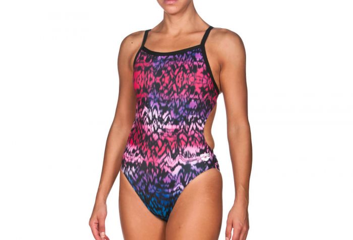 Arena Ombre Challenge Back One Piece - Women's - pink/black, 36