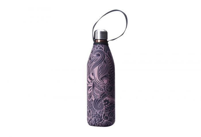 BBBYO Future Bottle+ Carry Cover - 750 ml - copper koru print/copper, 750ml