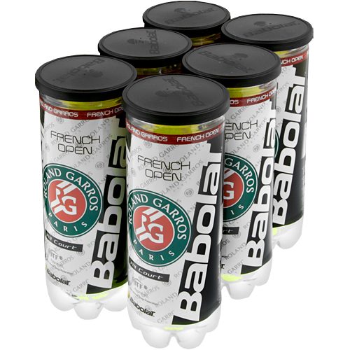 Babolat French Open All Court 6 Cans: Babolat Tennis Balls