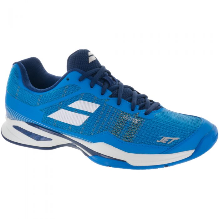 Babolat Jet Mach I: Babolat Men's Tennis Shoes Diva Blue/White/Estate Blue