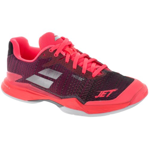 Babolat Jet Mach II Clay: Babolat Women's Tennis Shoes Fluo Pink/Silver/Fandango Pink