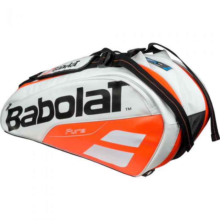 Babolat Pure 6 Racquet Bag White/Red: Babolat Tennis Bags