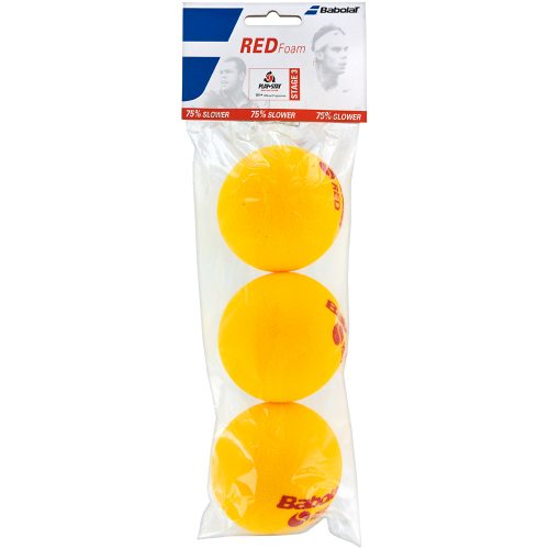 Babolat Red Foam 3 Pack: Babolat Tennis Balls