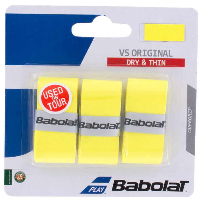 Babolat VS Original Overgrip 3 Pack: Babolat Tennis Overgrips