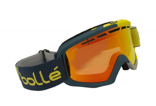 Bolle Nova II Goggles - matte blue & yellow fire orange, adjustable