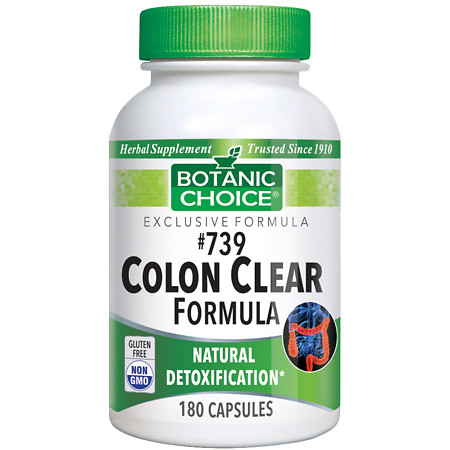 Botanic Choice #739 Colon Cleanse Formula 500 mg Herbal Supplement Capsules - 180 ea.