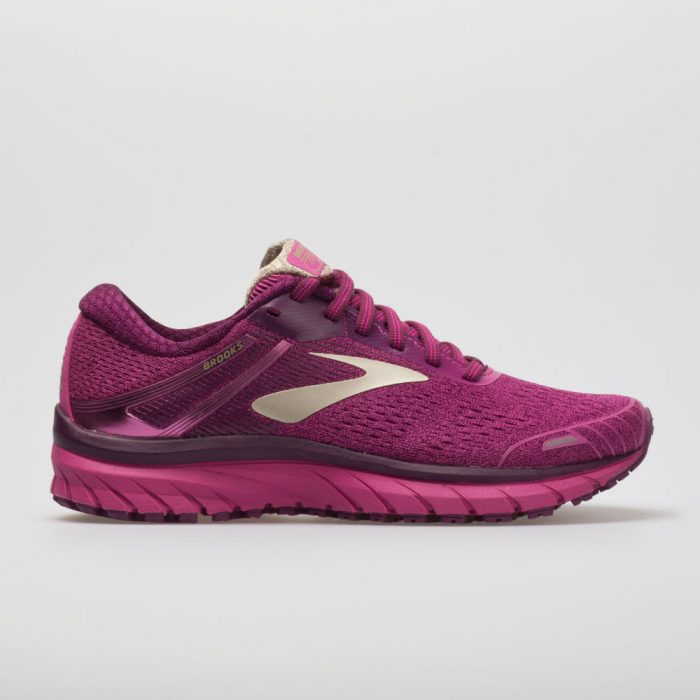 Brooks Adrenaline GTS 18: Brooks Women's Running Shoes Pink/Plum/Champagne