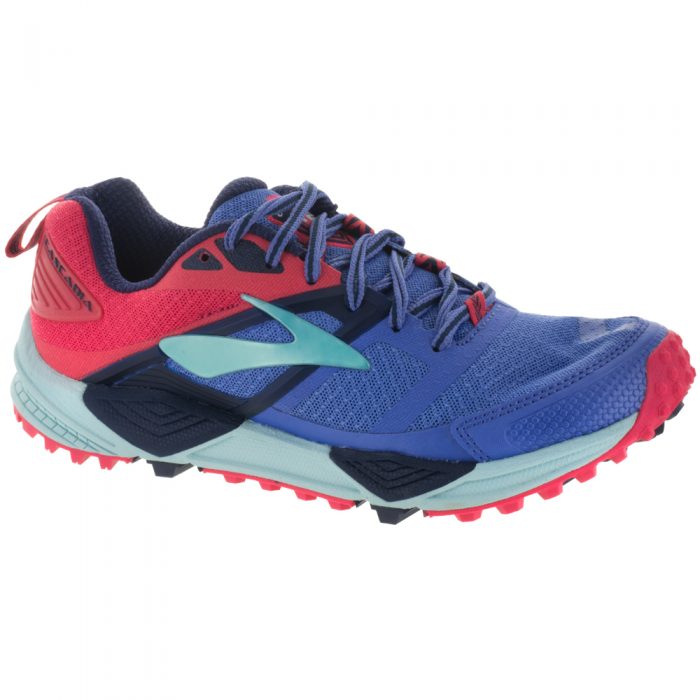 Brooks Cascadia 12: Brooks Women's Running Shoes Baja Blue/Paradise Pink/Clearwater