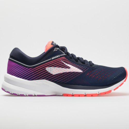 Brooks Launch 5: Brooks Women's Running Shoes Navy/Coral/Purple