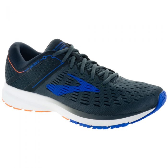 Brooks Ravenna 9: Brooks Men's Running Shoes Ebony/Blue/Orange