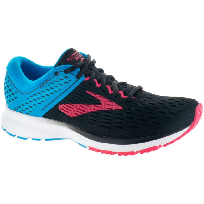 Brooks Ravenna 9: Brooks Women's Running Shoes Black/Blue/Pink