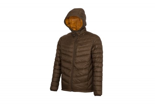 CIRQ Cascade Hooded Down Jacket - Men's - hickory, medium