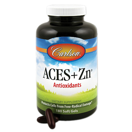 Carlson ACES + Zn Vitamins Multivitamin, Softgels - 180 ea