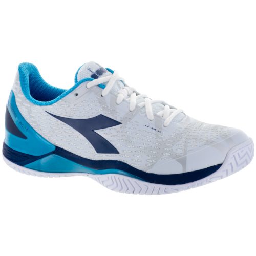 Diadora Speed Blushield AG: Diadora Men's Tennis Shoes White/Blue Universe