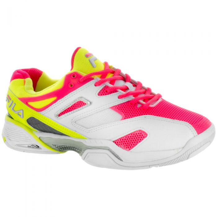 Fila Sentinel: Fila Women's Tennis Shoes White/Yellow/Pink