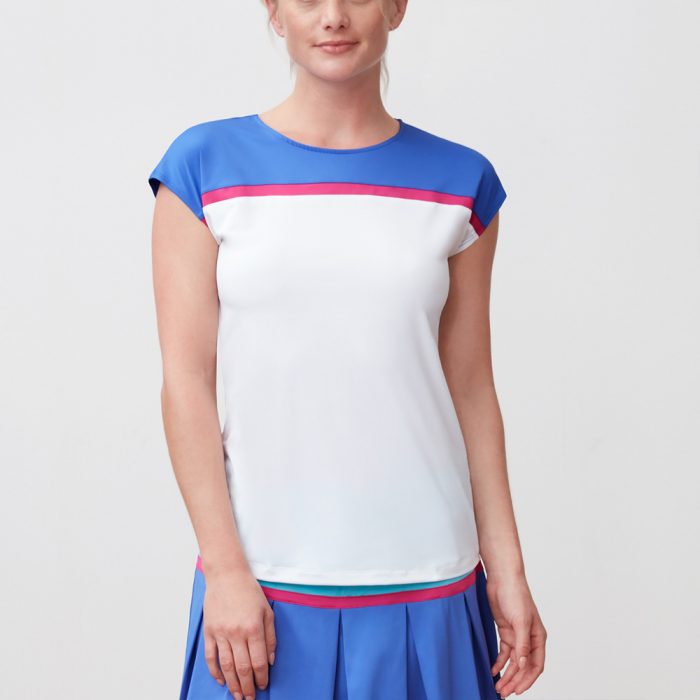 Fila Sweetspot Cap Sleeve Top: Fila Women's Tennis Apparel