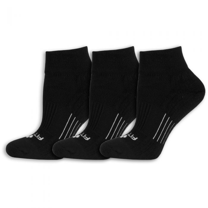 Fitsok CF2 Cushion Quarter Socks 3 Pack: Fitsok Socks