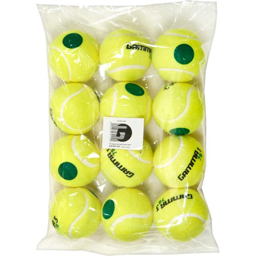 Gamma 78 Green Dot 12-Pack: Gamma Tennis Balls