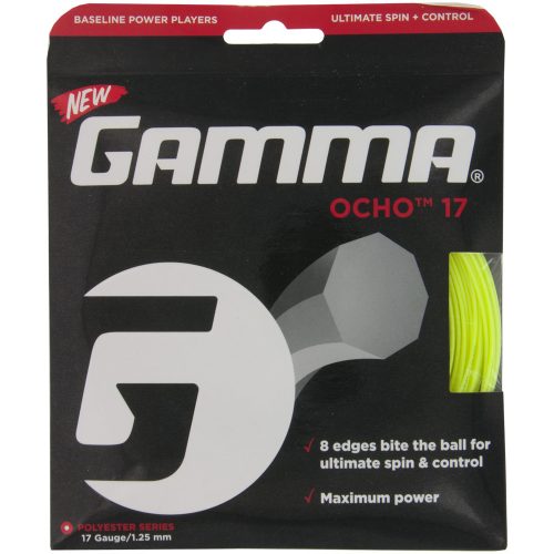 Gamma Ocho 17 1.25: Gamma Tennis String Packages