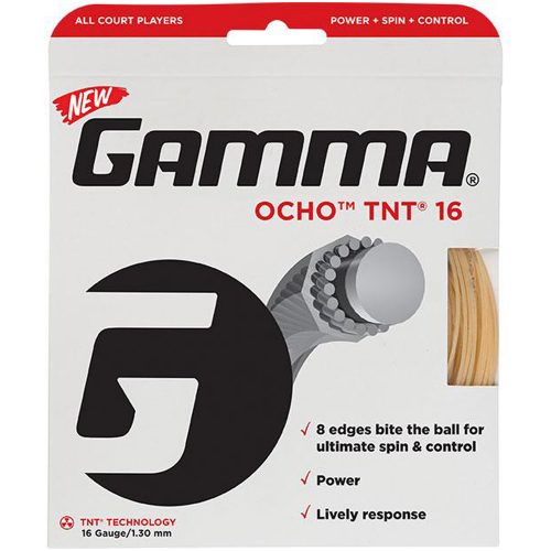 Gamma Ocho TNT 16 1.30: Gamma Tennis String Packages
