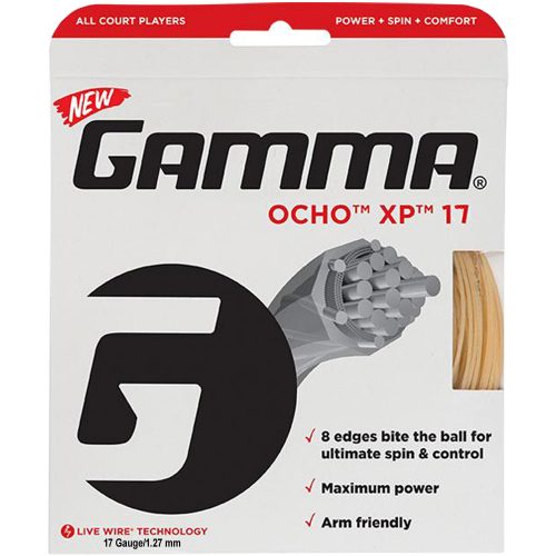 Gamma Ocho XP 17 1.27: Gamma Tennis String Packages