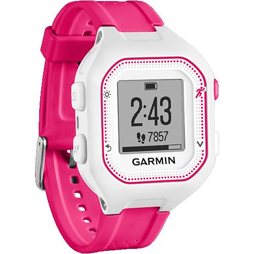 Garmin Forerunner 25 Small White/Pink: Garmin GPS Watches