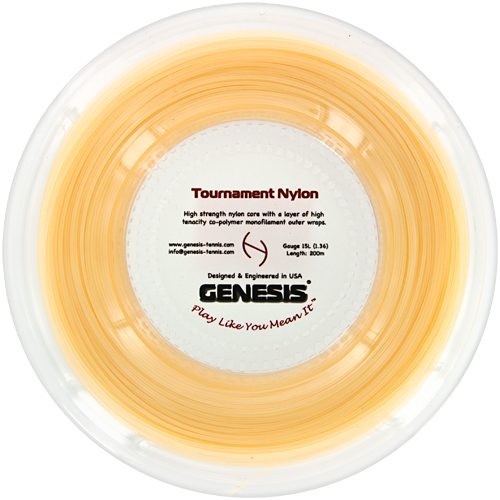 Genesis Tournament Nylon 15L 660' Reel: Genesis Tennis String Reels