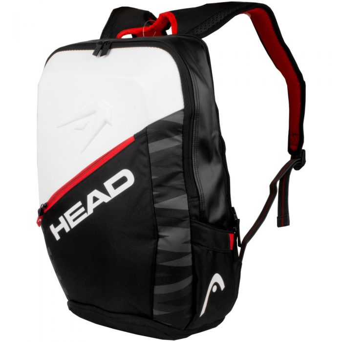 HEAD Djokovic Backpack 2018 Black/White/Red: HEAD Tennis Bags
