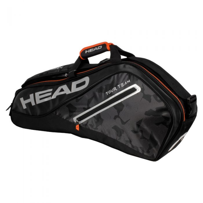 HEAD Tour Team 3 Racquet Pro Bag 2018 Black/Silver: HEAD Tennis Bags