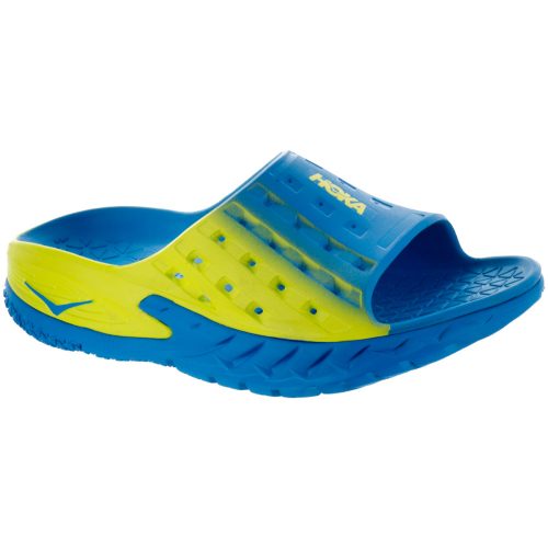 Hoka One One Ora Recovery Slide: Hoka One One Men's Sandals & Slides Blue/Citrus