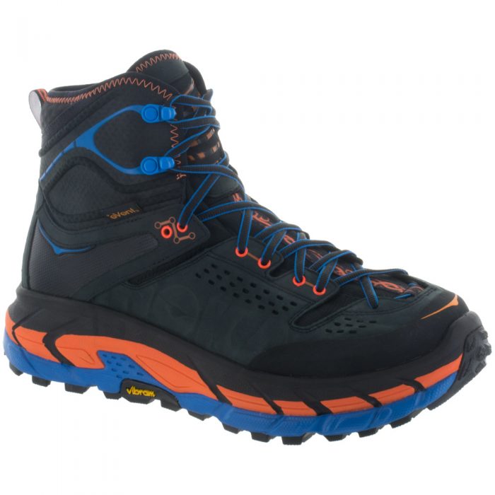 Hoka One One Tor Ultra Hi WP: Hoka One One Men's Hiking Shoes Anthracite/Orange