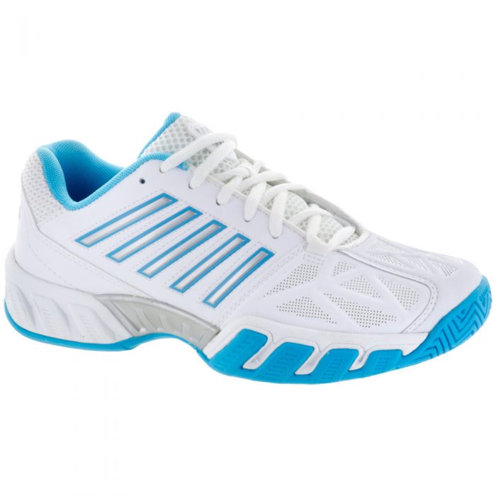 K-Swiss Bigshot Light 3: K-Swiss Women's Tennis Shoes White/Aquarius