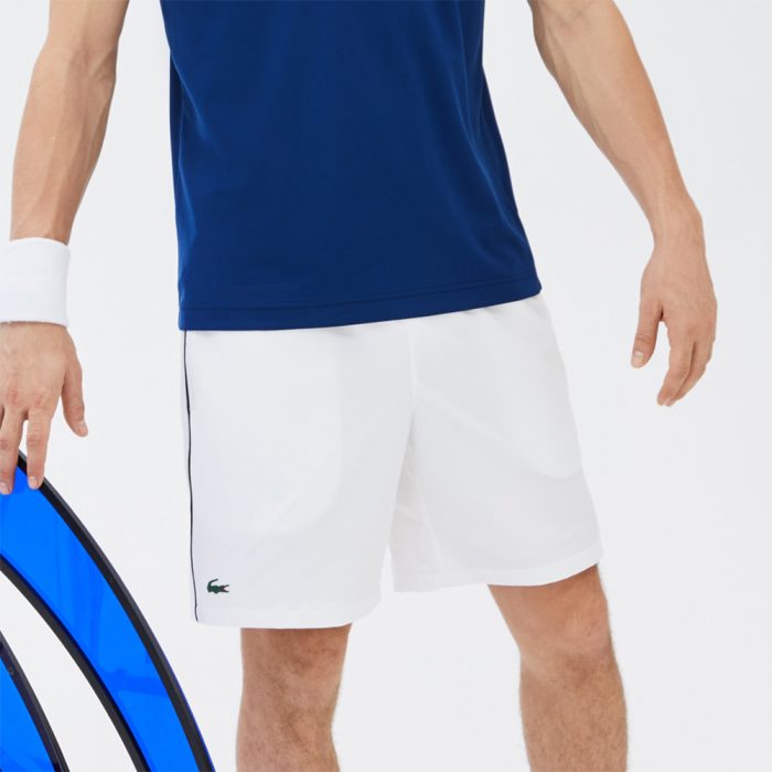 Lacoste SPORT Stretch Woven 7" Shorts: LACOSTE Men's Tennis Apparel