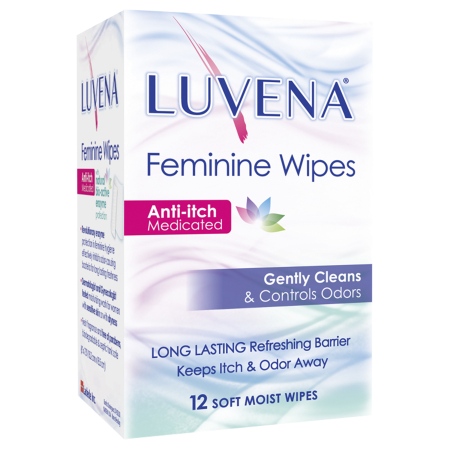Luvena Anti-Itch Medicated Wipes - 12 ea