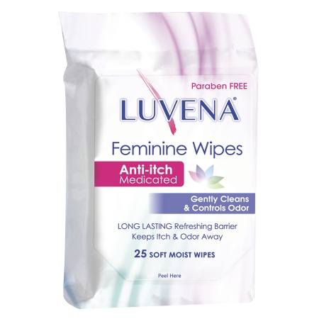 Luvena Anti-Itch Medicated Wipes - 25 ea
