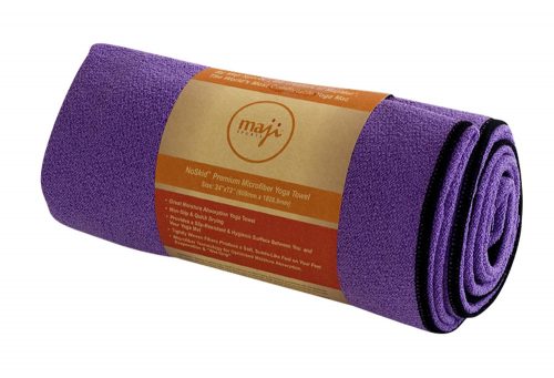 Maji NoSkid Yoga Mat Towel - purple, one size