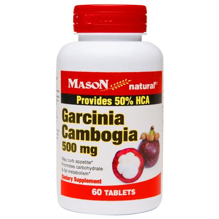 Mason Natural Garcinia Cambogia 500mg, Tablets - 60 ea
