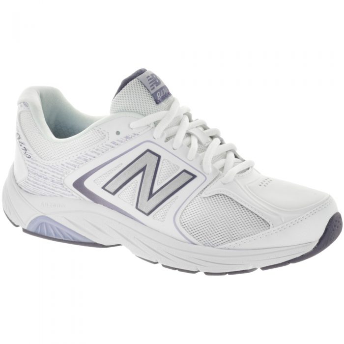 New Balance 847v3: New Balance Women's Walking Shoes White/Grey