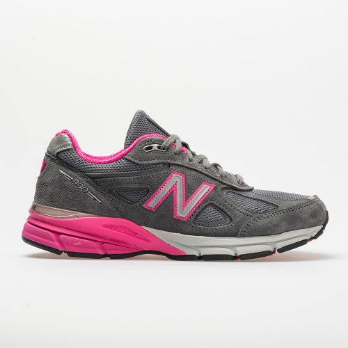 New Balance 990v4: New Balance Women's Running Shoes Gray/Pink