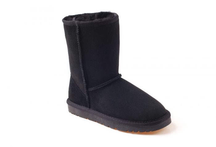 Ozwear Genuine Sheepskin 3/4 Boots - Women's - black, 6.5-7