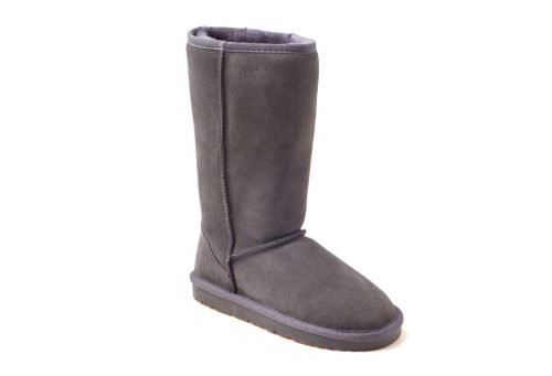 Ozwear Genuine Sheepskin Tall Boots - Women's - charcoal, 10.5-11