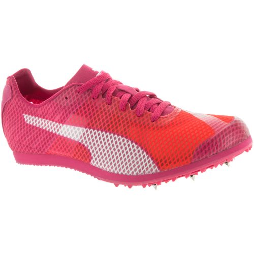 Puma evoSPEED Star V4: PUMA Women's Running Shoes Fluo Peach/Rose Red/White
